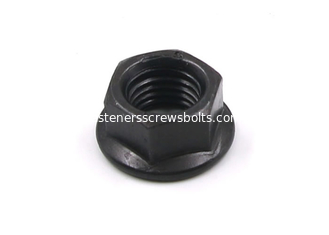 China Special Black Grade 8 Steel Hex Flange Nut Used for Automobile Maintenance supplier
