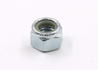 China M3-M48 Galvanized Grade-6 DIN985 Prevailing-Torque Hexagon Thin Nuts with Nylon Insert supplier