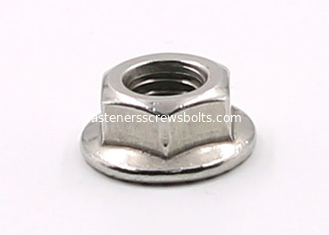 China Stainless Steel A2 M3-M24 DIN6923 Hex Flange Nuts with Serrations supplier