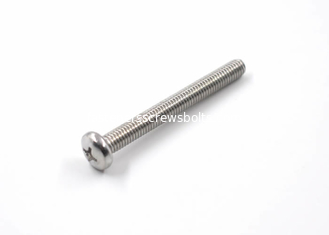 China Small Stainless Steel Screw Bolts , DIN7985 Cross Recessed Pan Head Screw supplier