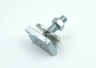 China Galavanized Mild Steel Square Head Bolts with Hex Nuts and Flat Washers supplier
