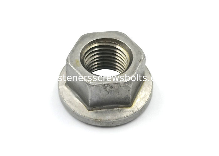 Plain Mild Steel Hex Flange Weld Nuts with 3 Welding Points for
