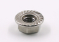 Stainless Steel A2 M3-M24 DIN6923 Hex Flange Nuts with Serrations supplier