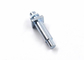 Galvanized Custom Made Steel Pins with Straight Knurls and Positioning End supplier