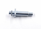Galvanized Custom Made Steel Pins with Straight Knurls and Positioning End supplier