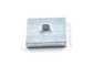 Custom-made Galvanized Square Mild Steel Nuts M6 carbon steel nuts supplier
