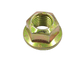 Galvanized ISO7044 3-Point All-Metal Prevailing Torque Type Hexagon Flange Nuts Grade 10 supplier