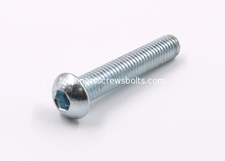 China Galvanized Steel Full-Threaded Grade 10.9 Socket Round Head Screws supplier