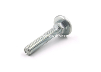 China Hex Neck Flat Round Head Screw , Phillips Drive Small Flat Head Screws supplier