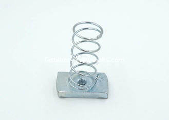 China Precision Hot Dip Galvanized Fastener Nuts , M8 Spring Nut For Home Depot supplier
