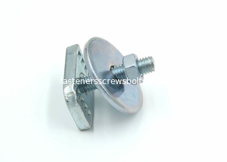 China Galavanized Mild Steel Square Head Bolts with Hex Nuts and Flat Washers supplier