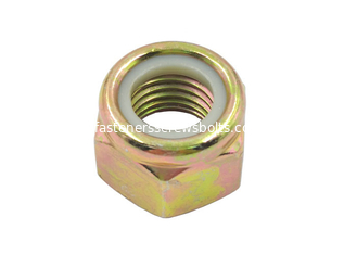 China Galvanized Prevailing Torque Type Hexagon Nuts with Nylon Insert Grade 10 supplier
