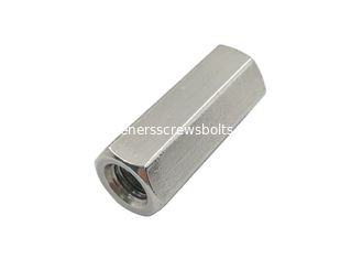 China Custom Made Stainless Steel A2 Hexagon Coupling Nuts for Open-air Projects supplier