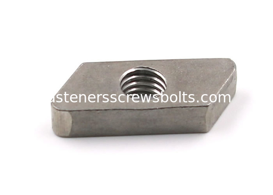 Furniture Industrial Stainless Steel Square Nuts Corrosion Resistance supplier