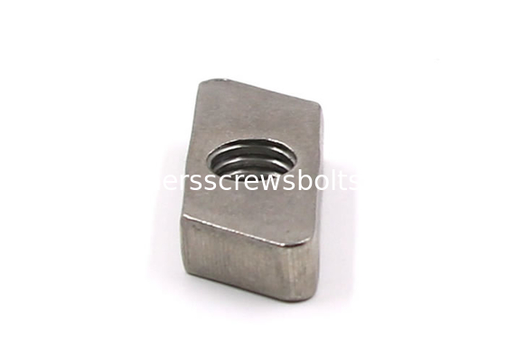 Furniture Industrial Stainless Steel Square Nuts Corrosion Resistance supplier