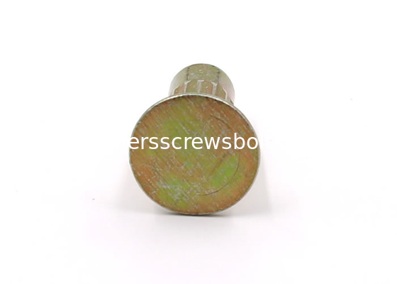 Zinc Plated Flat Head Blind Nut with Straight Knurls Used Construction Fields supplier