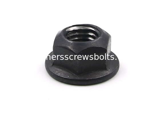DIN6926 Grade 10 Black Steel Prevailing Torque Type Hexagon Nuts for Automobiles supplier