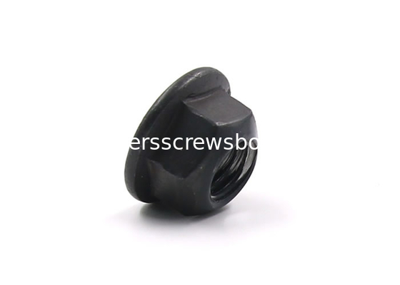 DIN6926 Grade 10 Black Steel Prevailing Torque Type Hexagon Nuts for Automobiles supplier