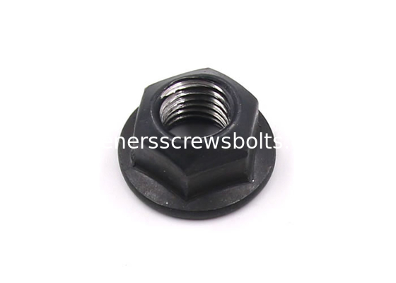 DIN6926 Grade 10 Black Steel Prevailing Torque Type Hexagon Nuts for Automobiles supplier