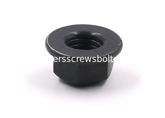 DIN6926 Grade 10 Black Steel Prevailing Torque Type Hexagon Nuts for Automobiles supplier