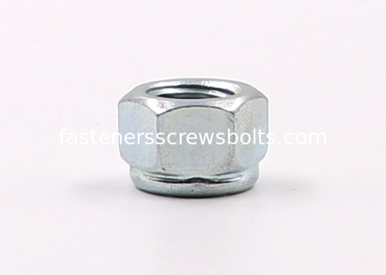 M3-M48 Galvanized Grade-6 DIN985 Prevailing-Torque Hexagon Thin Nuts with Nylon Insert supplier