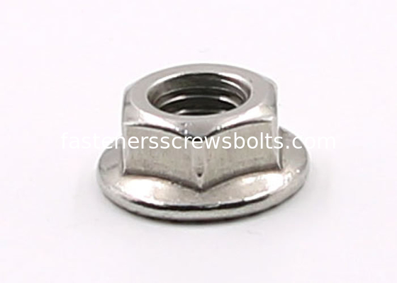 Stainless Steel A2 M3-M24 DIN6923 Hex Flange Nuts with Serrations supplier