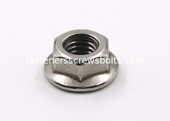 Stainless Steel A2 M3-M24 DIN6923 Hex Flange Nuts with Serrations supplier