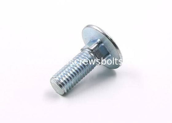 Mushroom Head Grade 4.8 Galvanized Carriage Bolts Fully Threaded With Square Neck supplier