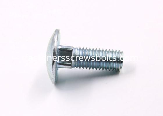 Mushroom Head Grade 4.8 Galvanized Carriage Bolts Fully Threaded With Square Neck supplier