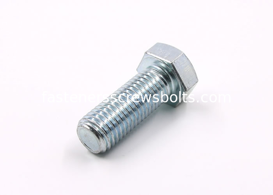 Galvanized Full-Threaded Grade 4.8 Steel Hex Head Screw DIN933 supplier