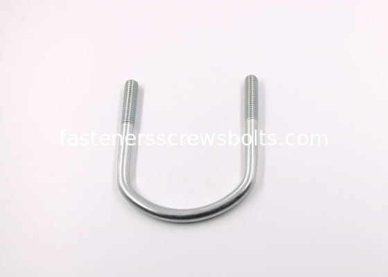 Galvanized Mild Steel Grade 4.8 U-bolts Used for Fixing Pipes supplier