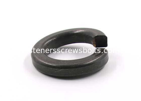 Black Steel Washers Washer Lock Spring High Precision With Square Ends supplier