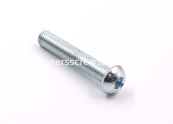 Galvanized Steel Full-Threaded Grade 10.9 Socket Round Head Screws supplier