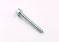 Galvanized Hardened Indented Hexagon Flange Head  Self Tapping Screws with Cone Point supplier
