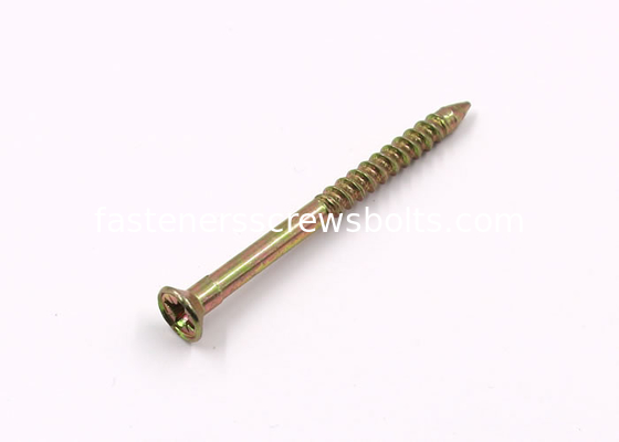 Pozidrive Flat Cap Head Nails Screw Mild Steel Material Used With Plastic Anchors supplier