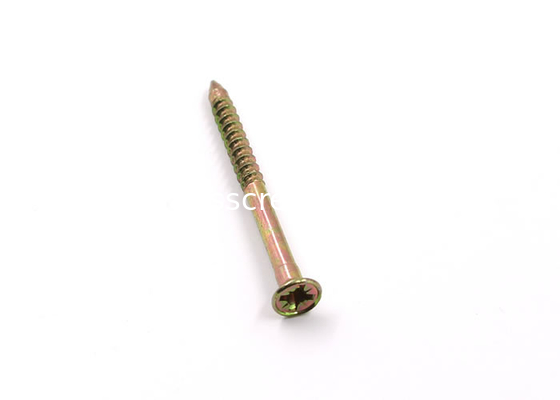 Pozidrive Flat Cap Head Nails Screw Mild Steel Material Used With Plastic Anchors supplier