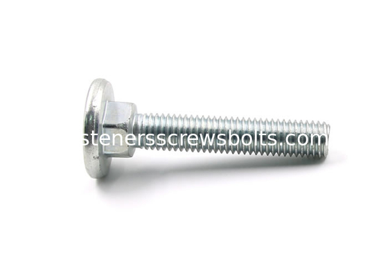 Hex Neck Flat Round Head Screw , Phillips Drive Small Flat Head Screws supplier