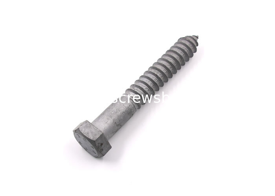 Hot Dip Galvanized DIN571 Hex Wood Screws , Multi Purpose Wood Screws Fasteners supplier