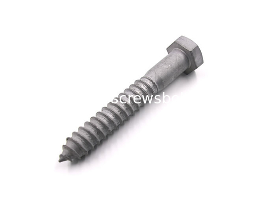 Hot Dip Galvanized DIN571 Hex Wood Screws , Multi Purpose Wood Screws Fasteners supplier