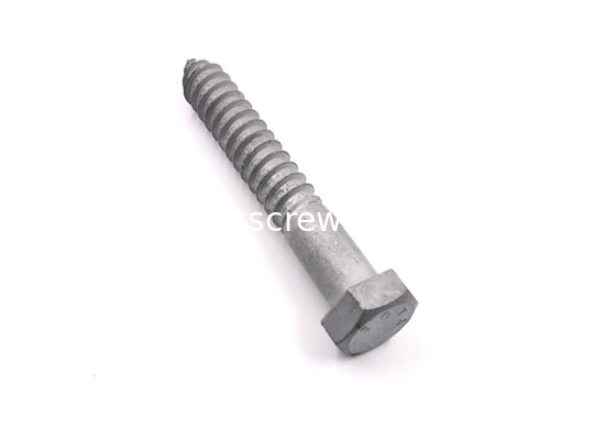 Hot Dip Galvanized DIN571 Hex Wood Screws , Multi Purpose Wood Screws Fasteners supplier