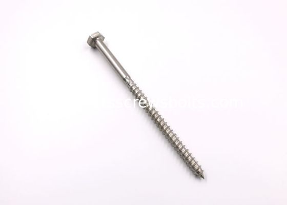 Stainless Steel Hex Head Wood Screws A2 DIN571 For Interior Decoration supplier