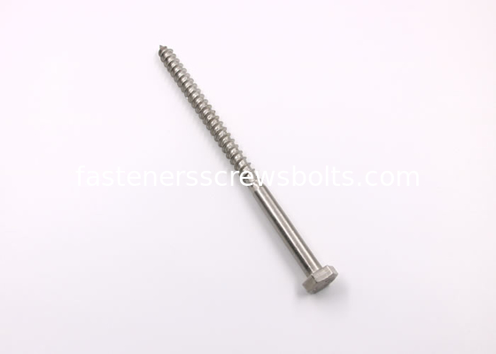 Stainless Steel Hex Head Wood Screws A2 DIN571 For Interior Decoration supplier