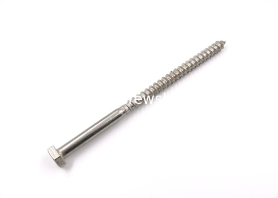 Stainless Steel Hex Head Wood Screws A2 DIN571 For Interior Decoration supplier