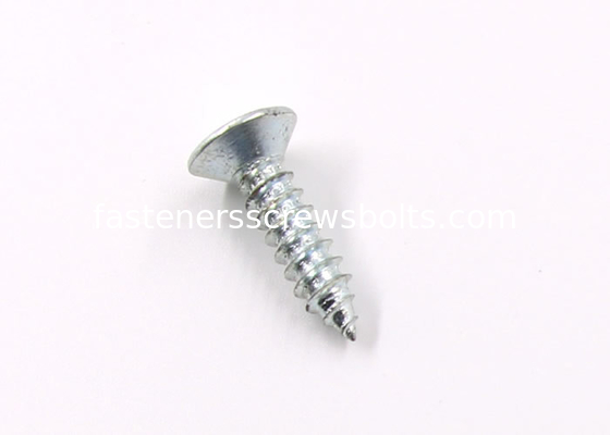 Home Decorating Self Tapping Screws , DIN7982 Cross Recessed Flat Head Screw supplier