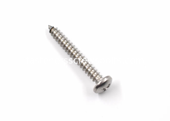 Stainless Steel Self Tapping Screws , Cross Recessed Pan Head Screw DIN7981 supplier