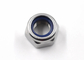 Stainless Steel A2 Prevailing Torque Type Hexagon Thin Nuts with Blue Nylon Insert supplier