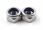 Stainless Steel A2 Prevailing Torque Type Hexagon Thin Nuts with Blue Nylon Insert supplier