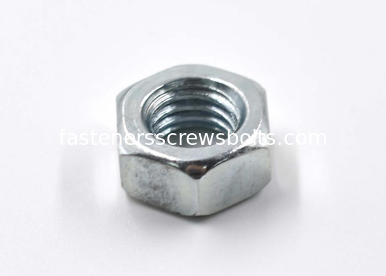 Most Commonly Used Galvanized Steel Hex Nuts  DIN934 with Metric Threads supplier
