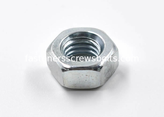Most Commonly Used Galvanized Steel Hex Nuts  DIN934 with Metric Threads supplier