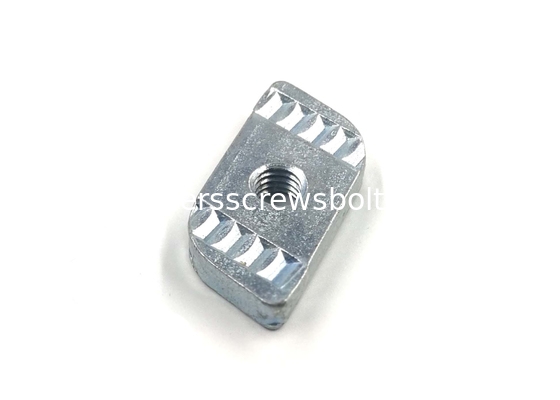 Special Custom-made Galvanized Square Nuts Used with Channel Steel supplier